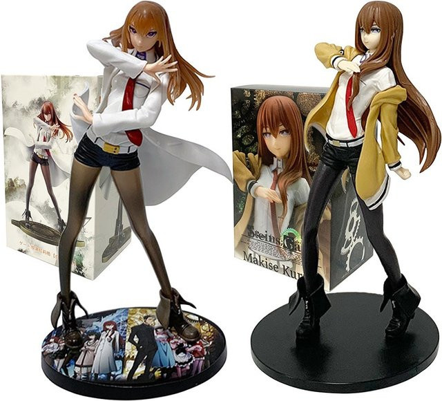 Steins;Gate Dream Tech Makise Kurisu, Actionfigur, 21,5 cm, weißer Mantel-Stil - Bild 1