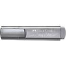 Faber-Castell Textmarker TL 46 Metallic in Silber, 10 Stück mit 3 Strichstärken und Tinte auf Wasserbasis - Bild 2