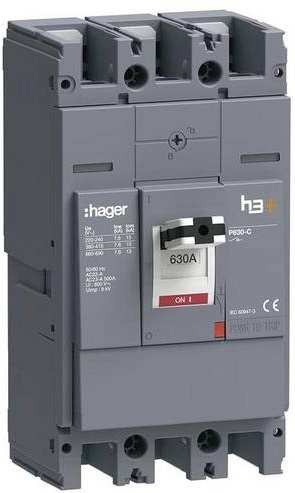 Hager Lasttrennschalter HCW630AR, 3-polig, 630A, 690V, grau - Bild 1