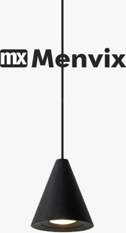 Moderne LED Pendelleuchte Menvix in Schwarz oder Weiß aus Metall für Küche, Schlafzimmer und Esszimmer - Bild 1