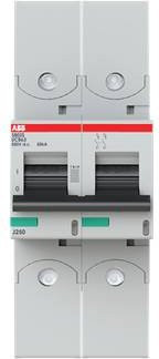 ABB S802S-UCB63-R Leitungsschutzschalter 63A 500V Grau - Bild 1