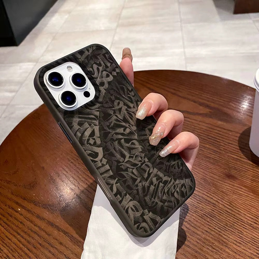 Potdemiel Handyhülle Pokras Totem Design Lampas Graffiti Wellmuster für iPhone 17 16 15 14 13 12 11 Pro Max Plus Matte Cover - Bild 3