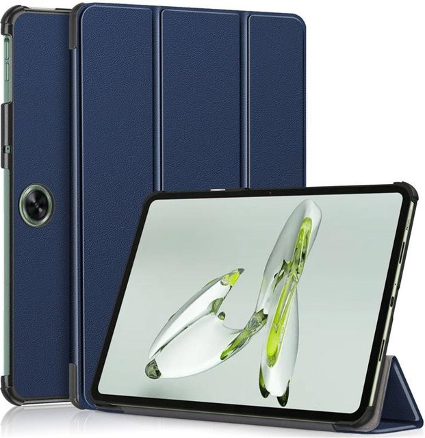 Magnetische Tablet-Hülle für OnePlus Pad Go 11,35 Zoll mit Klappständer in Dunkelblau - Bild 1