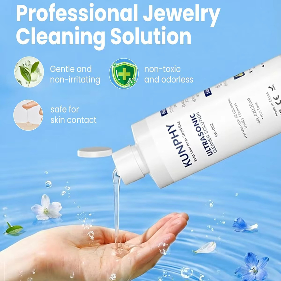 CEENIU Ultraschall-Schmuckreinigungslösung für Brillen, Uhren und Ringe, 120 ml - Bild 2