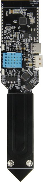 LILYGO TTGO T-Higrow ESP32 WiFi Bluetooth Sensor mit DHT11 für Boden Temperatur, Feuchtigkeit und Photometrie in Schwarz - Bild 1