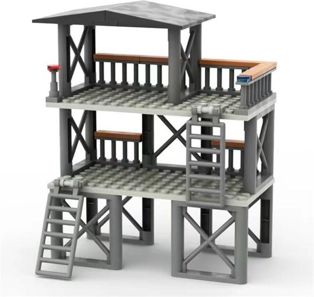 Linyi toy Bausteine Spielsets Armeestil Basis Gefängnis, ab 6 Jahren - Bild 1