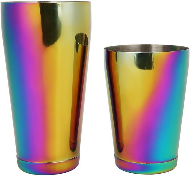 TOMTOP JMS Boston Cocktail Shaker aus Edelstahl in Bunt - Bild 1