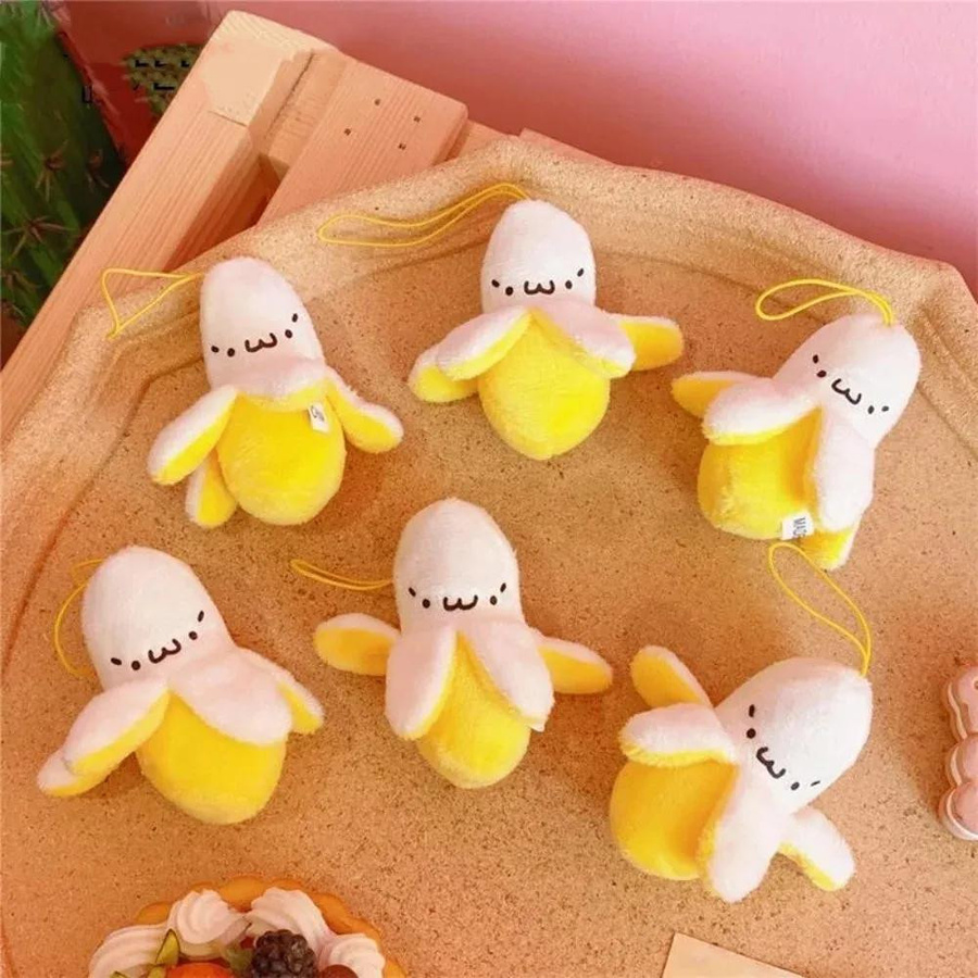 Yiran toy Bananenform Plüschpuppen Anhänger gelb - Bild 2