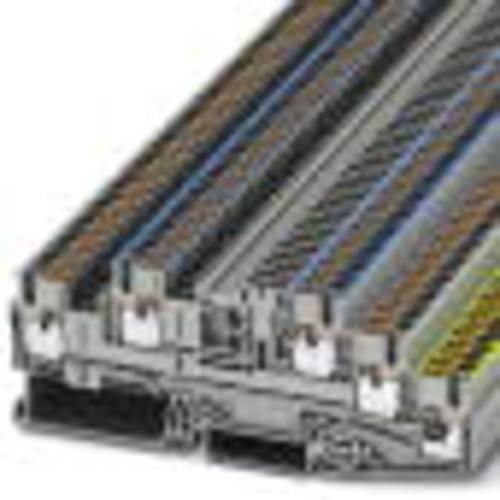 Phoenix Contact 3210545 Installationsschutzleiterklemme mit Push-Lock-Federanschluss, Grau, 50 Stück - Bild 1
