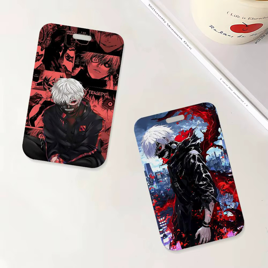 Anime K-Kaneki Ken Ausweishalter mit Umhängeband in Multicolour für Büro und Schule - Bild 4