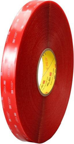 3M Klebeband 4905F126 doppelseitig transparent mit Acrylat-Klebstoff, Breite: 12 mm, Länge: 66 m - Bild 1
