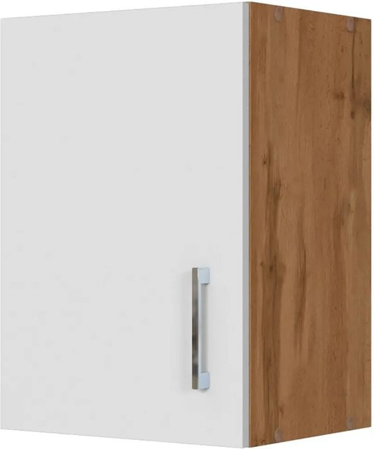 Held Möbel Küchen-Hängeschrank Sorrento Weiß-Wotaneiche B/H/T: 40 x 57 x 34 cm - Bild 1