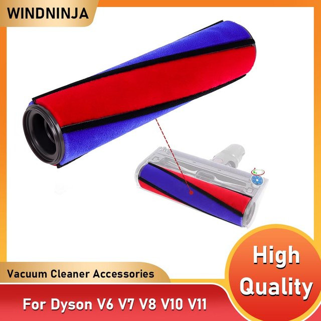 Ersatzbürstenrolle mit weichen Rollern für Dyson Staubsauger V6 V7 V8 V10 V11 in Multicolour - Bild 1
