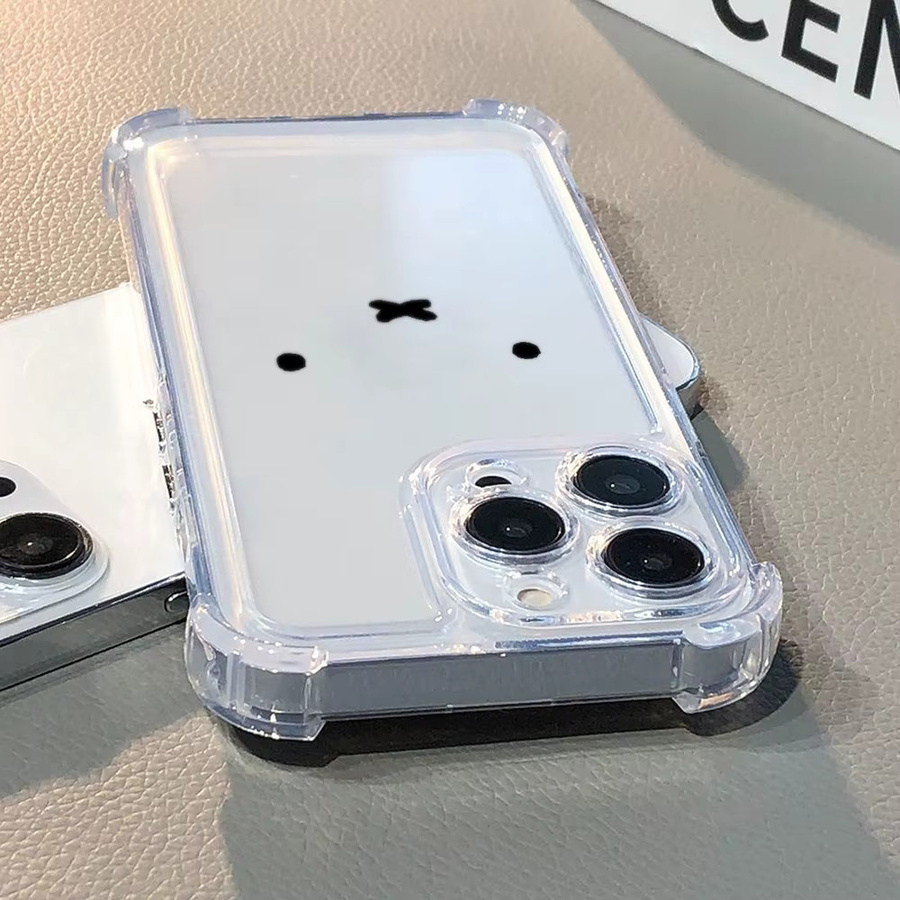 Miffy Hasen Handyhülle für Samsung Galaxy S26 S25 S24 S23 S22 S21 S20 FE Ultra Plus 5G, transparent, weiche sturzsichere Schutzhülle - Bild 3
