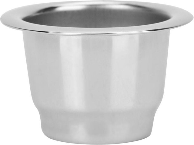 Wiederverwendbarer Kaffeekapselbecher aus Edelstahl für Nespresso-Kaffeemaschinen in Grau und Silber - Bild 1
