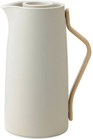 Stelton Emma Thermoskanne Schwarz 1,2 l Kaffee Isolierkanne aus Edelstahl