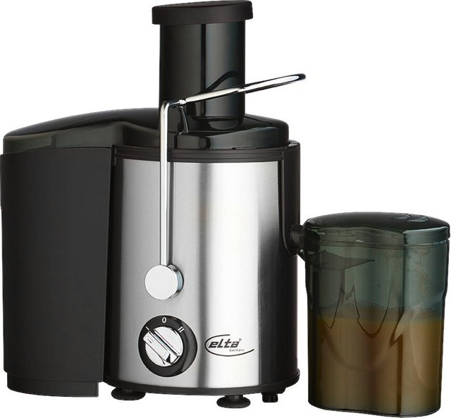 Elta Entsafter PJ-450 in Schwarz und Silber aus Kunststoff und Metall, B/H/L: 19 x 31 x 27 cm - Bild 1