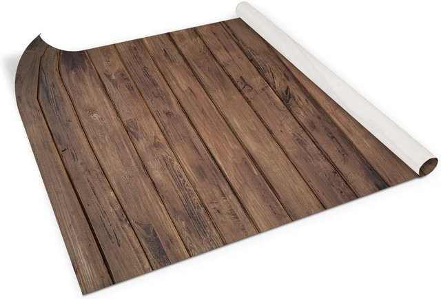 Tulup Möbelfolie Holzpaneel Klebefolie für Schränke in Braun Matt, Breite: 100 cm, Höhe: 50 cm - Bild 1