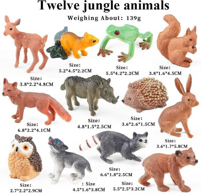 Oenux Kleine Farm Wildtier Modell, Actionfiguren, ab 3 Jahre - Bild 1