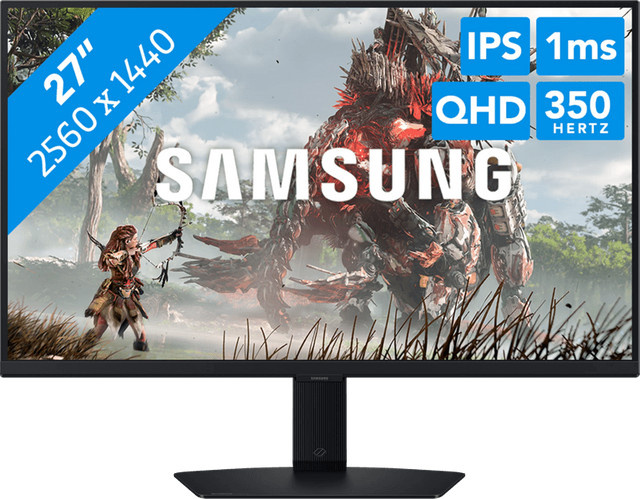 Samsung Odyssey G6 G60F Gaming Monitor 27 Zoll QHD IPS 350Hz Schwarz - Bild 2