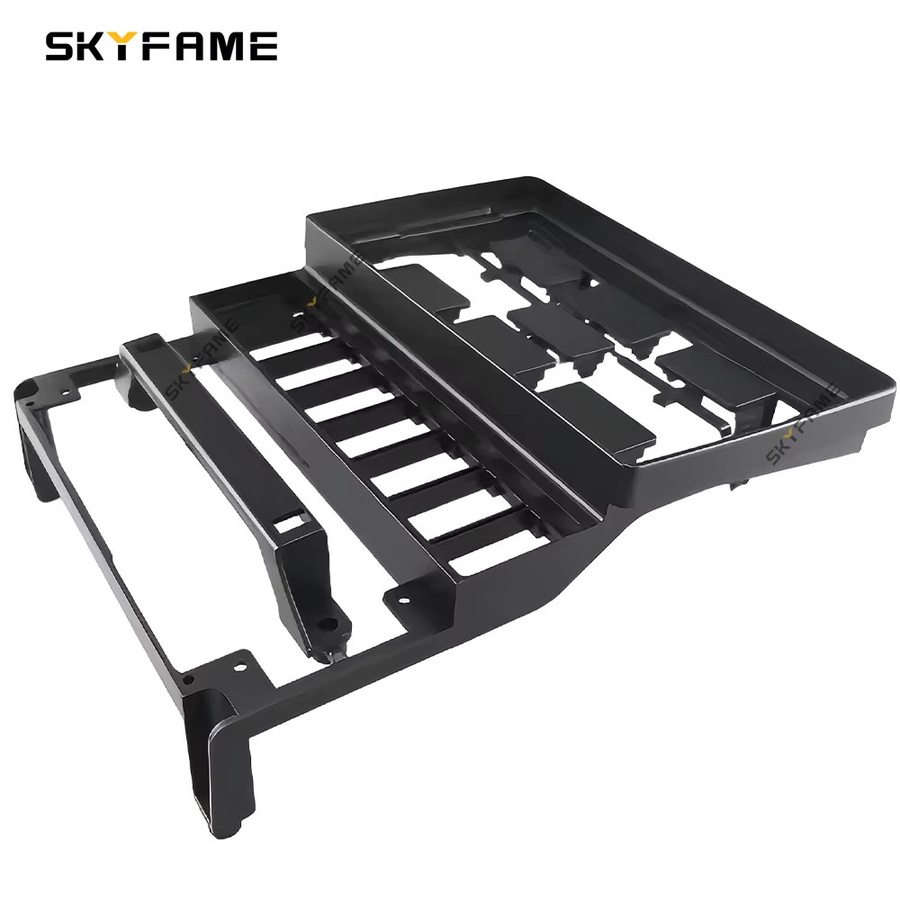 SKYFAME Autoradio-Einbausatz für Audi 80 C4 B4 inklusive Android-Radio-Adapter und Armaturenbrett-Verkleidung in Schwarz - Bild 3