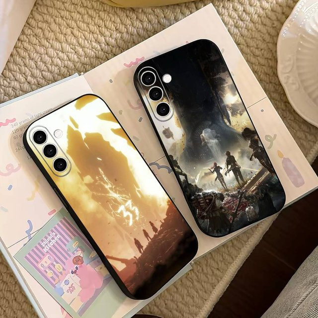 Clair Obscur Expedition 33 Handyhülle für Samsung Galaxy A73 A72 A71 A70 A53 A52 A51, weiche Schutzhülle in Schwarz und Multicolour - Bild 1