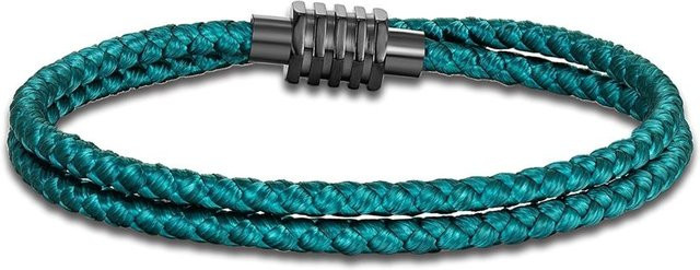 Armband Edelstahl, Roter Faden, Magnetverschluss, Unisex, 19cm - Bild 1