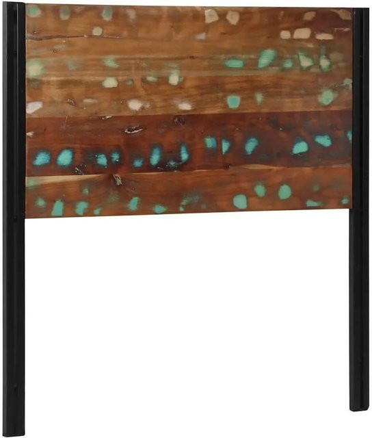 vidaXL Kopfteil aus Altholz Massivholz und Eisen in Braun, Breite: 100 cm - Bild 1