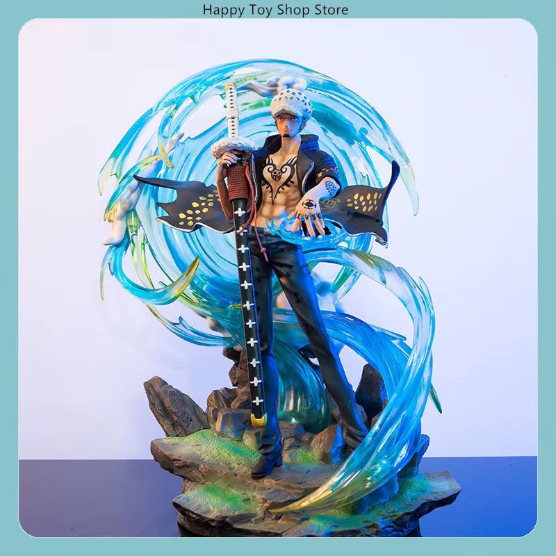 Bandai One Piece Trafalgar Law Dream Ver Oka Shichibukai Anime Figur mit leuchtender Szene, Höhe: 43 cm, Multicolor - Bild 3