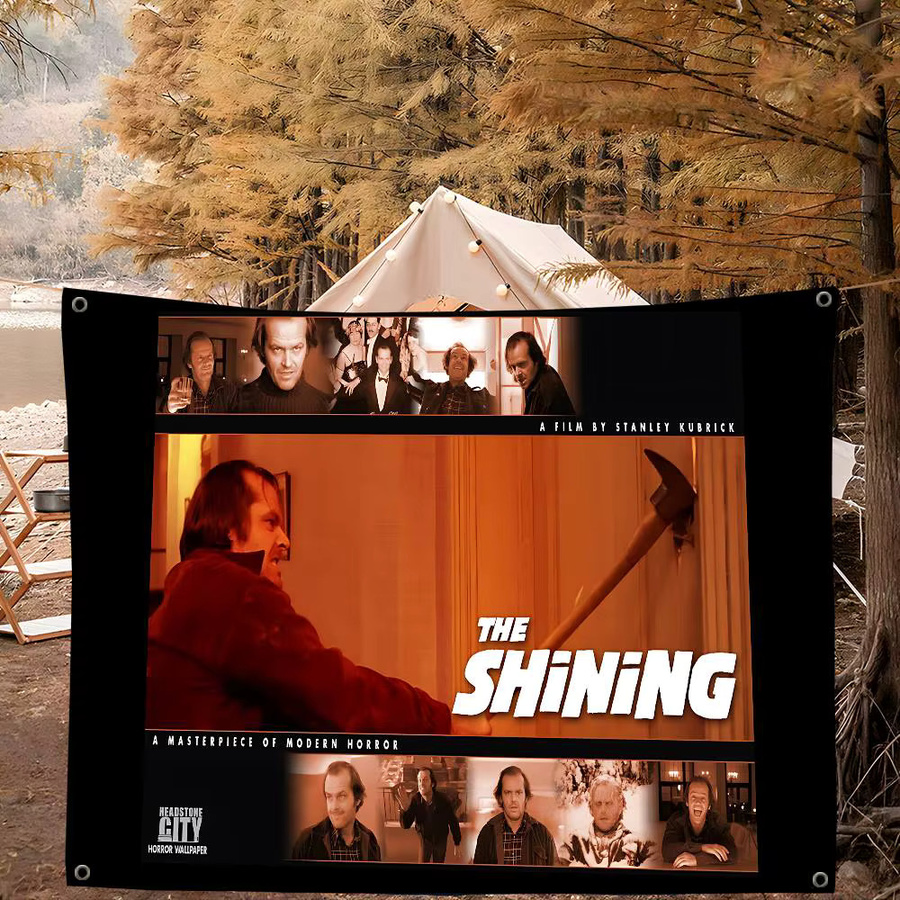 Retro-Flaggen The Shining Horrorfilm Deko-Banner Multicolor B: 50 cm, H: 50 cm - Bild 2