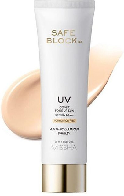 MISSHA Safe Block RX Cover Tone Up Sonnencreme SPF50+, 50 ml - Bild 1