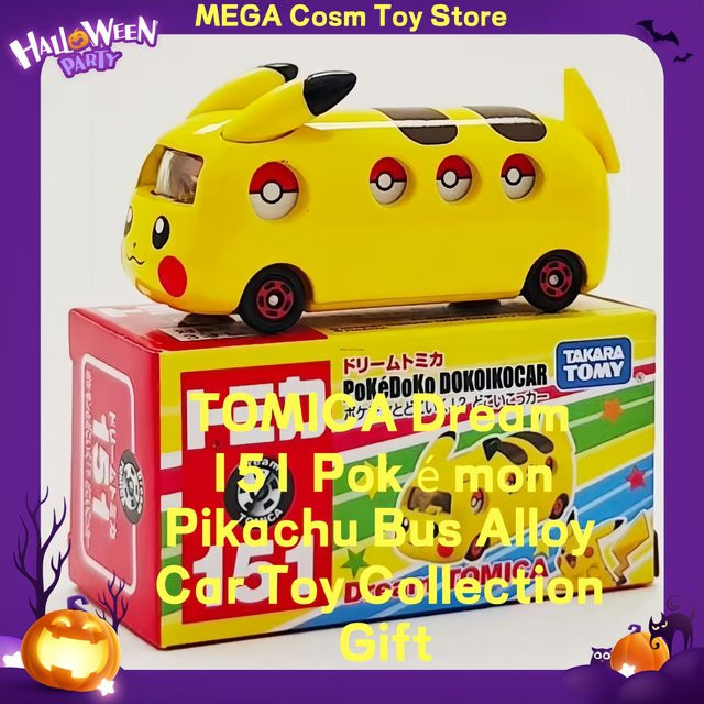 Takara Tomy Pokémon Dream Tomica Nr. 151 Pikachu Pokedoko Dokoikocar, Mini-Fahrzeug, Metall - Bild 1