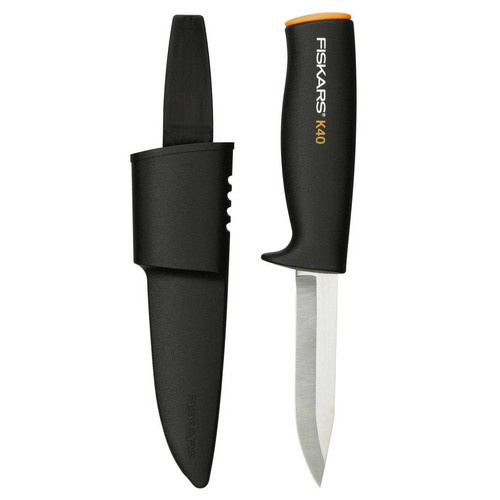 Fiskars Universalmesser K40 in Schwarz und Bunt mit 10 cm Klingenlänge - Bild 4