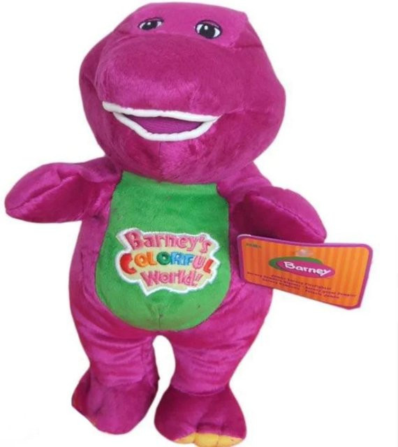Linyi toy Barney Dinosaurier Plüschtier, Musik, ab 14 Jahren - Bild 1