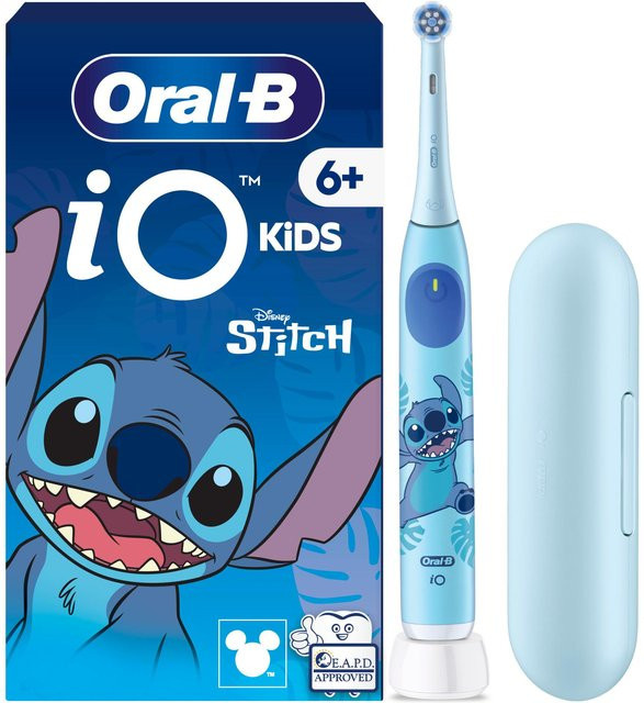 Oral-B iO Kids 6+ Stitch Zahnbürste, Blau - Bild 1