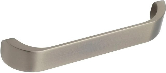 Furnipart Möbelgriff Radius in Silber mit Edelstahl-Effekt aus Zinkdruckguss, Breite: 160 mm - Bild 1