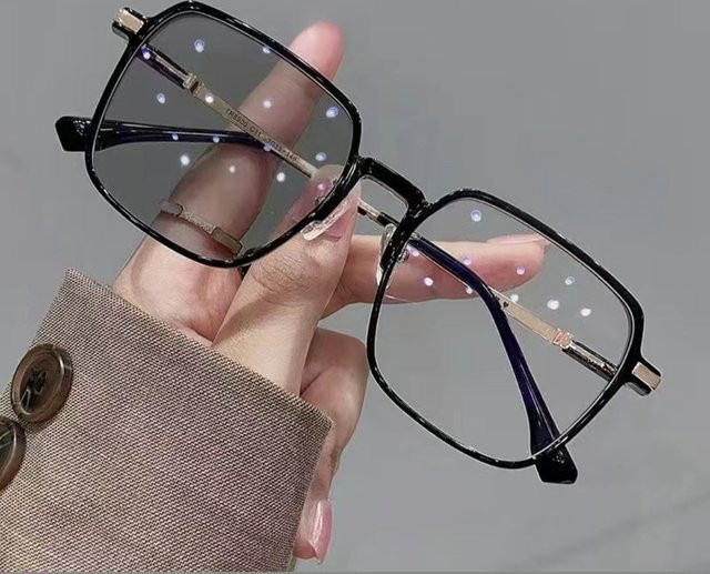 MDOD Sonnenbrille, Damen, Vollrand, quadratisch, schwarz, photo chrome - Bild 1