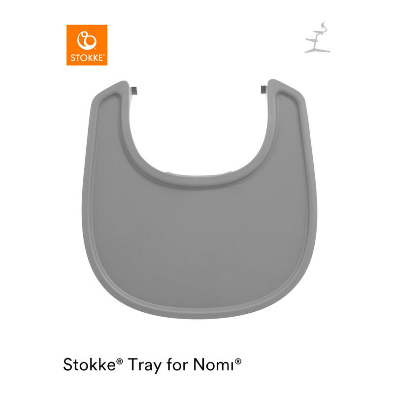 Stokke Nomi Tray Hochstuhltisch in Grau, BPA-frei und spülmaschinenfest - Bild 2