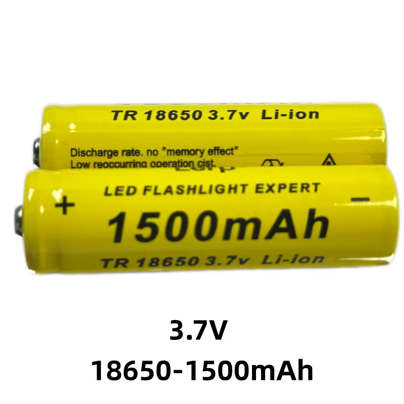 Lerp 18650 Li-Ionen-Akku mit Button-Top, 1500mAh, Gelb - Bild 2
