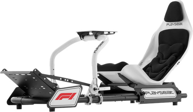 Playseat Formula Instinct F1 Edition Gaming Chair in Weiß mit Kunstleder und Metallgestell - Bild 1