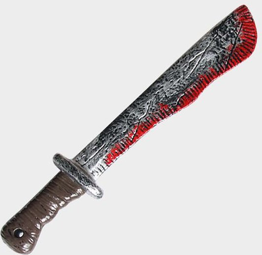Binchi Outdoor Product Scream Messer, Halloween Requisite, Kunststoff, ab 3 Jahren - Bild 1