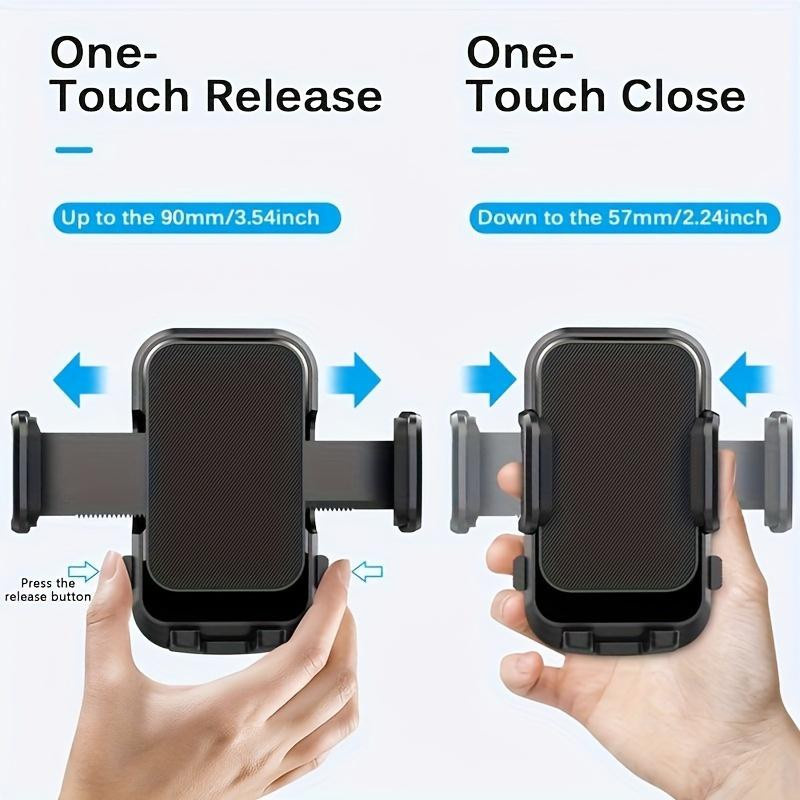 LChome Wasserdichte Autohalterung für dein Handy in Schwarz mit Saugfuß und Aufsteckdesign für den Lüftungsschlitz - Bild 4
