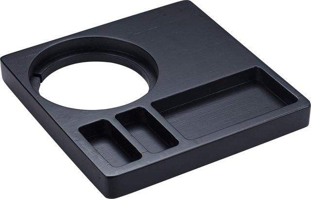 Emberton Willkommenstablett Tongwell aus Bambus, Farbe: Schwarz, B/H/T: 26 x 3 x 26 cm, 6er Pack - Bild 1