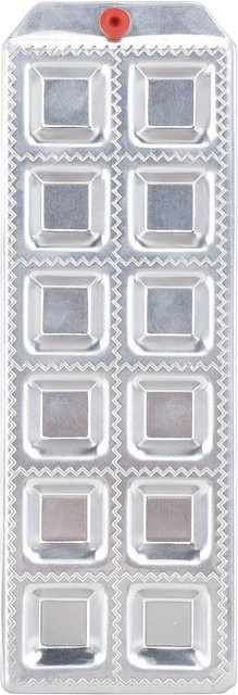 CosyHome Quadratischer Ravioli-Maker aus Aluminiumlegierung mit 12 Löchern in Weiß - Bild 1