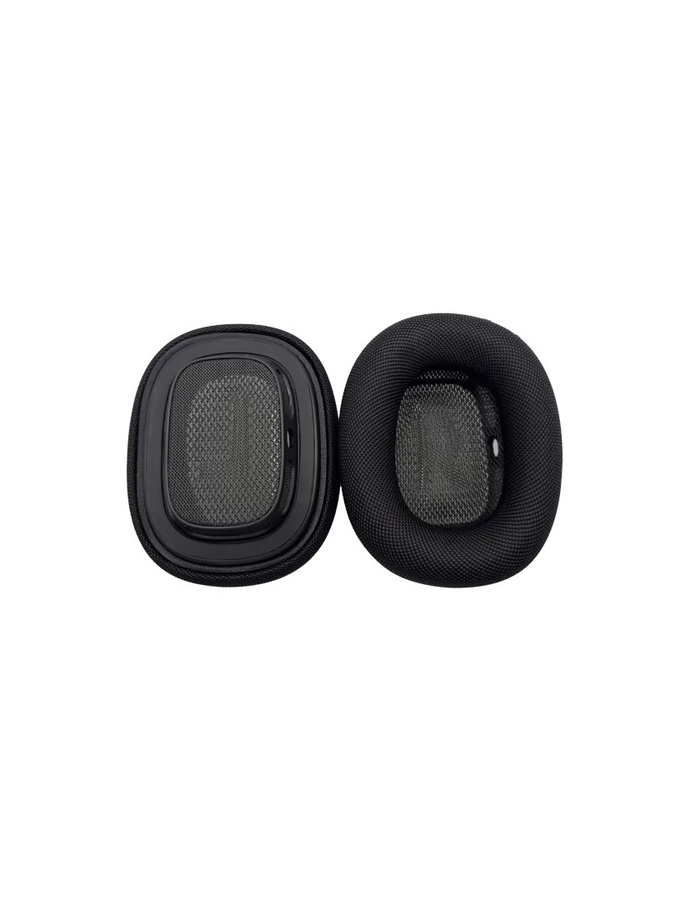 Apple Ersatz-Ohrpolster für AirPods Max, magnetische Over-Ear Kopfhörer-Ohrmuscheln aus Netzstoff, Schwarz - Bild 2