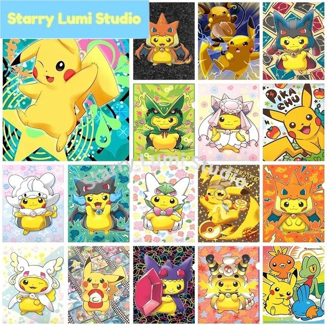 bilibili Pokémon Pikachu DIY Diamant-Malerei-Set, Stickerei mit Strass - Bild 1