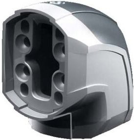 Rittal Winkeladapter CP 6206.600 System 60 aus Aluminium und Kunststoff in Lichtgrau (RAL 7035) - Bild 1