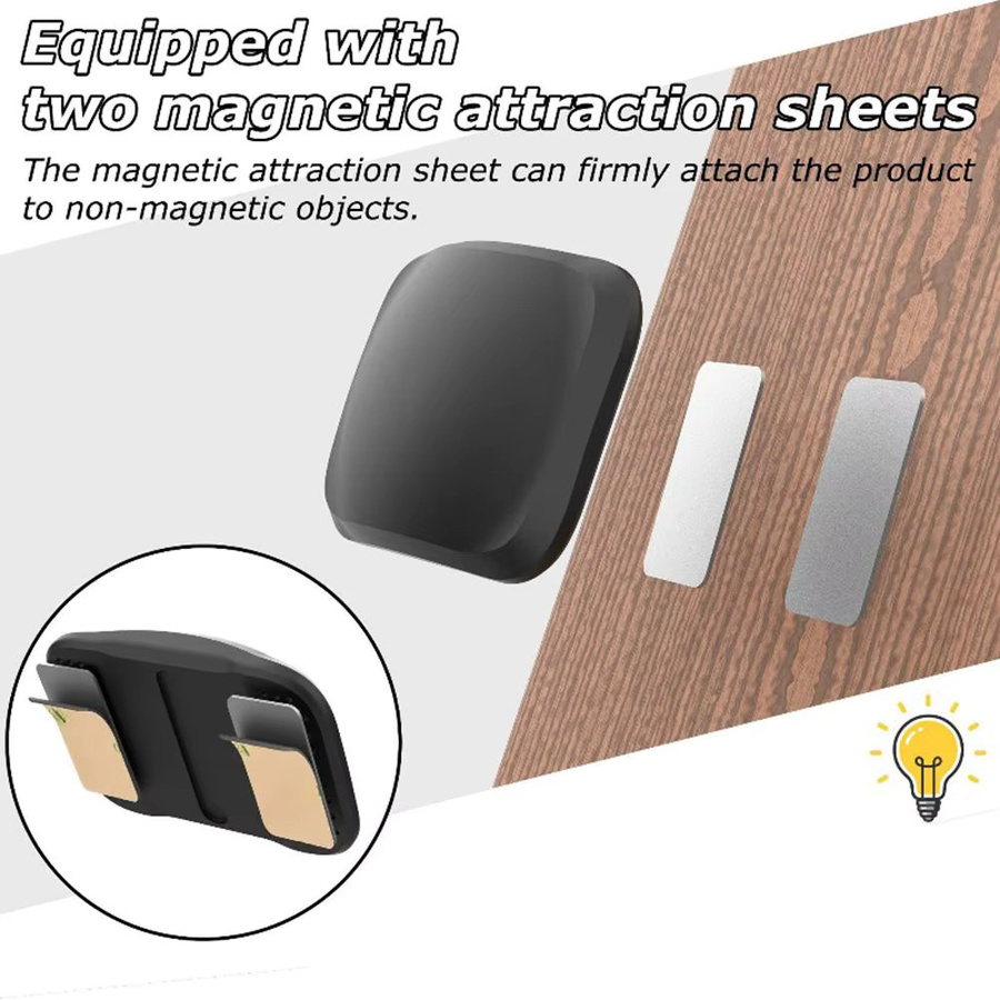 Magnetische Silikon Schutzhülle für Apple AirTag in Schwarz oder Blau, Wasserdichte Anti-Verlust Hülle mit Magnet Adsorption - Bild 2