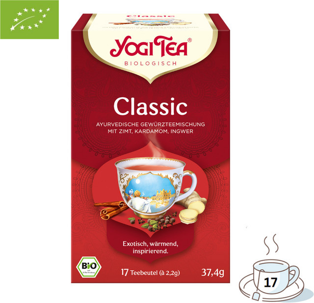 Yogi Tea Bio Classic, Kräutertee, 17 Teebeutel - Bild 1