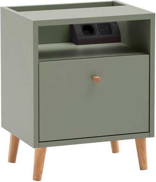 Schildmeyer Nachttisch Bjarne in Pistazie, B/H/T: 40,2 x 50,1 x 32,7 cm - Bild 1